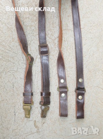 Кожени презрамки за сержантски колани БНА 2 бр., снимка 2 - Антикварни и старинни предмети - 45825196