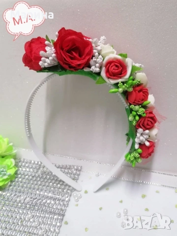 Китка за глава, вариант 29 , снимка 2 - Аксесоари за коса - 54045126