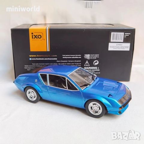 Renault Alpine A 310 1974 - мащаб 1:18 на IXO модела е нов в кутия, снимка 2 - Колекции - 29359476