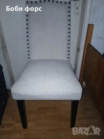 Уютен стол бял цвят , снимка 15 - Столове - 53578892