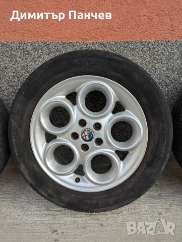 Джанти 16" Alfa Romeo 156 Speedline с гуми, снимка 2 - Гуми и джанти - 52876626
