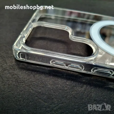 Samsung Galaxy S25 /S25 Plus /S25 Ultra  MagSafe прозрачен гръб , снимка 8 - Калъфи, кейсове - 49040663
