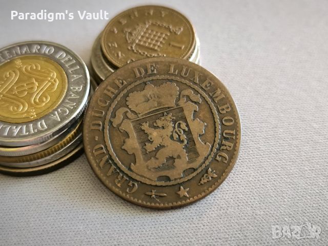 Mонета - Люксембург - 10 сентима | 1870г., снимка 2 - Нумизматика и бонистика - 45478455