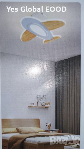 лампа за детска стая - самолет, снимка 4 - Лампи за таван - 46304399
