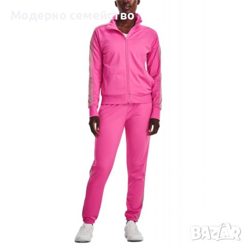 Дамски спортен комплект under armour tricot tracksuit pink, снимка 1 - Спортни екипи - 46657454