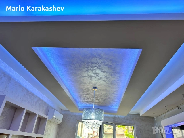 Лукс Декор Професионално боядисване  Декоративни мазилки и  Дек. стени, снимка 4 - Други услуги - 53989948