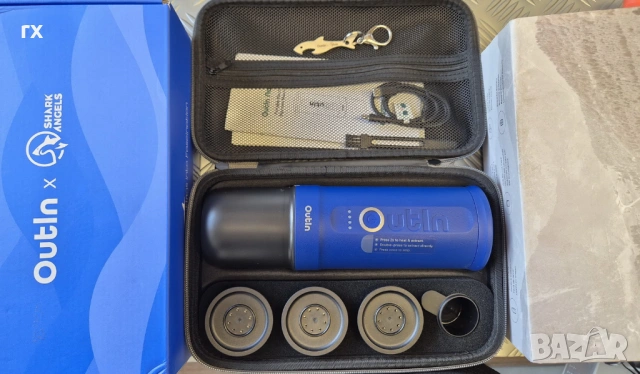 Преносима кафемапина Outin Ocean shark edition, снимка 4 - Кафемашини - 54250460