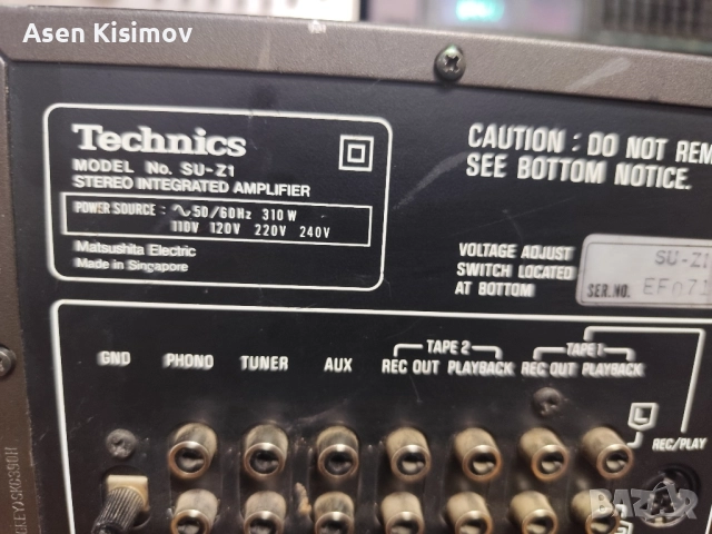 technics su-z1, снимка 6 - Ресийвъри, усилватели, смесителни пултове - 51683238