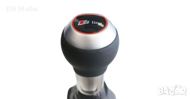 Кожена топка за скоростен лост автоматик с маншон и рамка за Ауди AUDI S line A3 S3 RS3 Q3 RSQ Sline, снимка 5 - Аксесоари и консумативи - 45187788