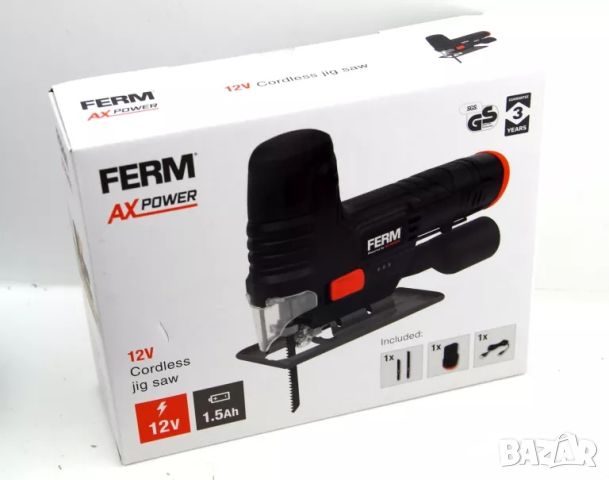 FERM axe power cordless/АКУМУЛАТОРЕН ПРОБОДЕН трион jsm1046, снимка 1 - Други инструменти - 46635659