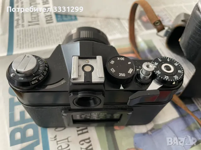 Фотоапарат SLR ZENIT 11 и светкавица Norma, снимка 2 - Фотоапарати - 50116469