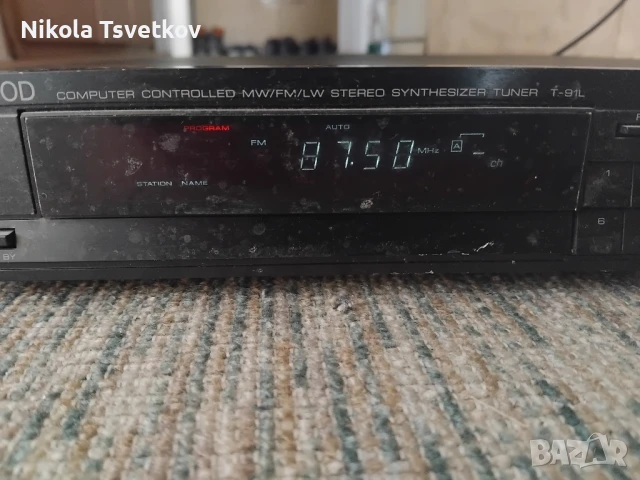 Kenwood stereo tuner T-91l, снимка 3 - Ресийвъри, усилватели, смесителни пултове - 50581626