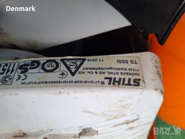 Stihl TS 500I - ръчен бензинов фугорез, снимка 7 - Други инструменти - 52368084