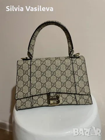 Дамска чанта Balenciaga x Gucci, снимка 5 - Чанти - 47388391