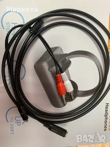 Безжични слушалки за телевизия / Слушалки On-Ear с RF предавател / Plug-n-Play, снимка 9 - Слушалки и портативни колонки - 49847311