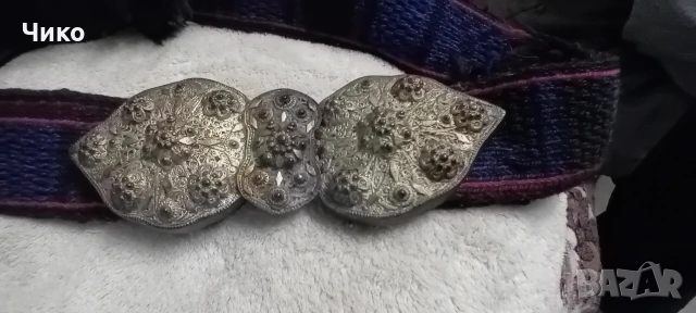 Сребърни пафти със позлата и филигран, снимка 12 - Антикварни и старинни предмети - 53725258