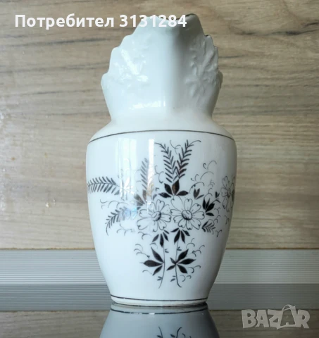 Антикварна кана за мляко ръчно рисувано със сребро  Carl Tiesch , снимка 4 - Антикварни и старинни предмети - 50507282