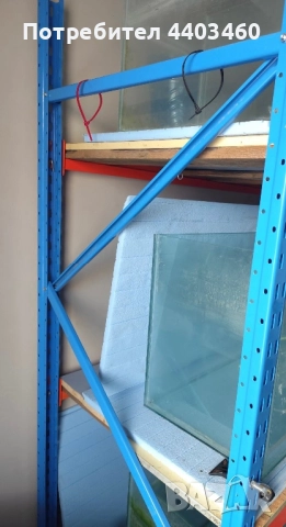 Складов стелаж с аквариуми, снимка 2 - Стелажи и щандове - 52971775