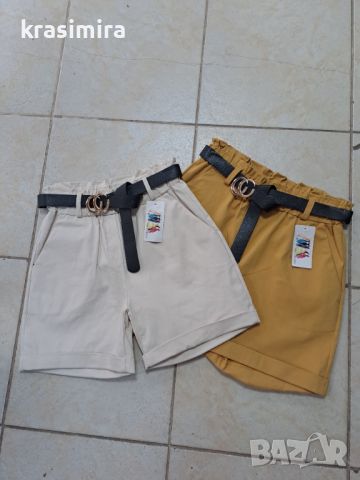 Къси панталонки в два цвята , снимка 3 - Къси панталони и бермуди - 46448462