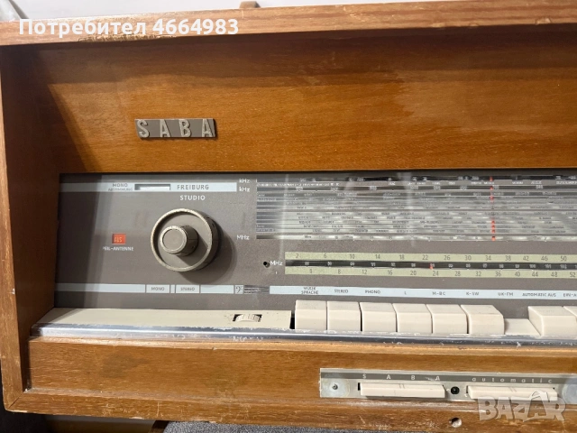 Лампов ресивър Saba automatic Freiburg stereo, снимка 4 - Ресийвъри, усилватели, смесителни пултове - 53854063