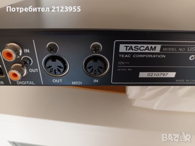 TASCAM-USB AUDIO INTERFACE, снимка 9 - Други - 45675690