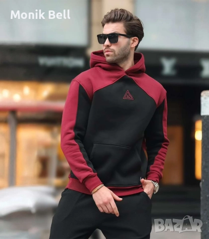 Мъжки суитшърт - Black and Red