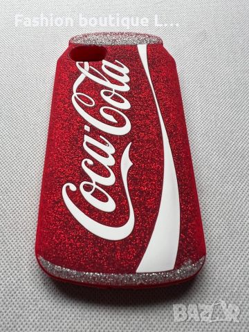 Червен гумен калъф Кока Кола кейс за айфон 8 ❤️, снимка 3 - Калъфи, кейсове - 45711369
