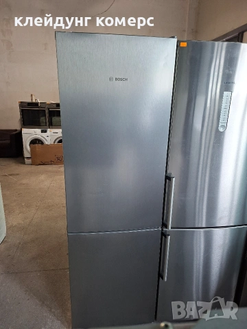 Хладилник с фризер BOSCH NO FROST ИНОКС вис.185см. А+++