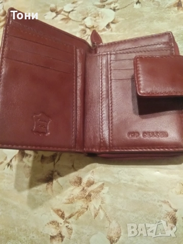 Ново Дамско Портмоне Изцяло от Естествена Кожа , снимка 8 - Портфейли, портмонета - 52181699
