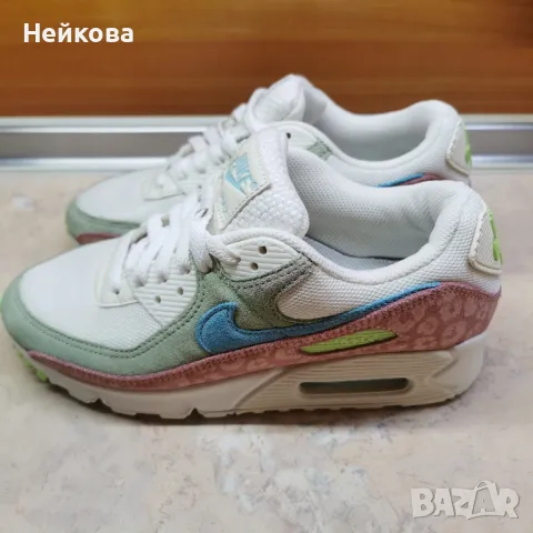 Nike Air Max 90 Ester Leppard 38 като Нови , снимка 5 - Маратонки - 47698491