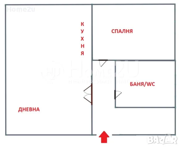 Двустаен апартамент кв. Иван Вазов, снимка 2 - Aпартаменти - 48590395