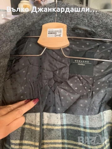 Късо пaлто Weekend Max Mara, размер I42(M), снимка 5 - Палта, манта - 53768626