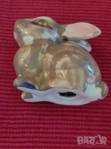 Статуетка Зайче, порцелан. , снимка 4 - Статуетки - 50868344