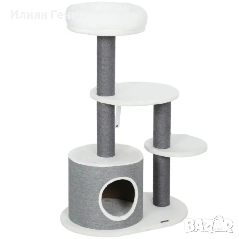 Дърво за котки PawHut с 1 котешка пещера