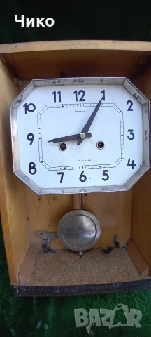 Стенен руски работещ часовник"Янтар", снимка 4 - Стенни часовници - 54125929