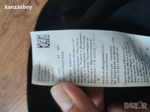 hugo boss dereso 212 - страхотна мъжка тениска  КАТО НОВА ХЛ, снимка 9 - Тениски - 51476084