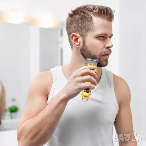 Машинка за подстригване VGR V-290 – LED дисплей, TURBO режим, USB-C зареждане, снимка 6 - Машинки за подстригване - 50390600