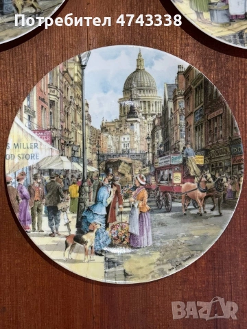 Лимитирана серия порцеланови английски чинии Davenport Pottery , снимка 2 - Антикварни и старинни предмети - 53563788