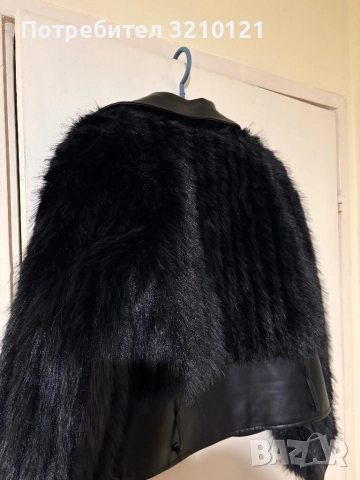 Дамско зимно кожено яке. , снимка 7 - Якета - 52629994
