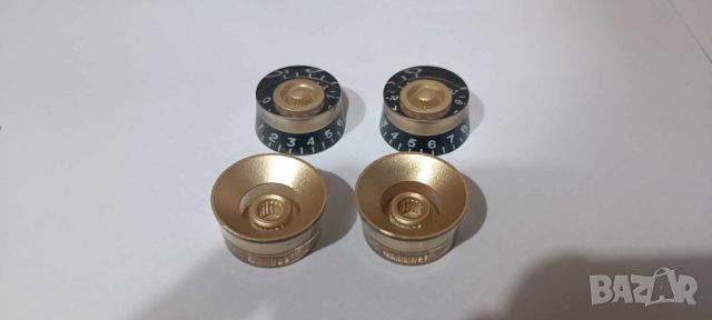 Black & Gold Speed Control Knobs, снимка 4 - Китари - 45947533