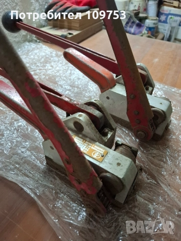 2 бр. ръчни чембер машини PTK за метални ленти, снимка 4 - Други стоки за дома - 52016433