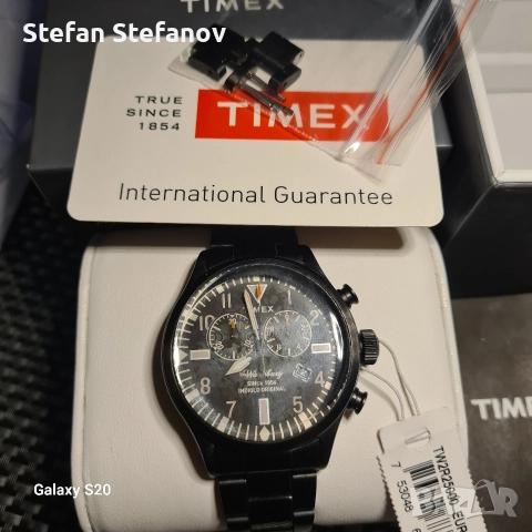 Часовник тимекс нов, снимка 2 - Мъжки - 52632784