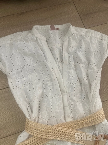 Бяла рокля, снимка 4 - Рокли - 51640134