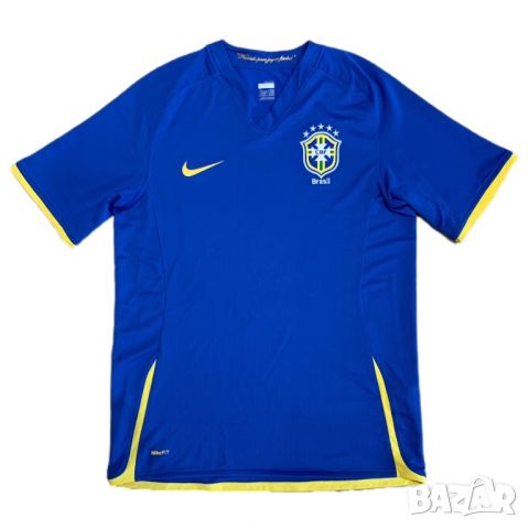 Оригинална мъжка тениска Nike x Brazil 🇧🇷 2008 | M размер, снимка 1 - Тениски - 46238067