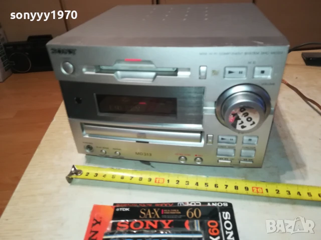 SONY HCD MD-313 MINIDISC/CD RECEIVER-ВНОС SWISS 1708251152, снимка 3 - Ресийвъри, усилватели, смесителни пултове - 51390905