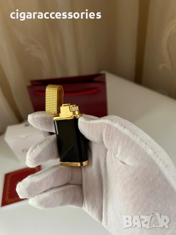 Луксозна запалка Cartier с кутия и сертификат, снимка 4 - Запалки - 53438993