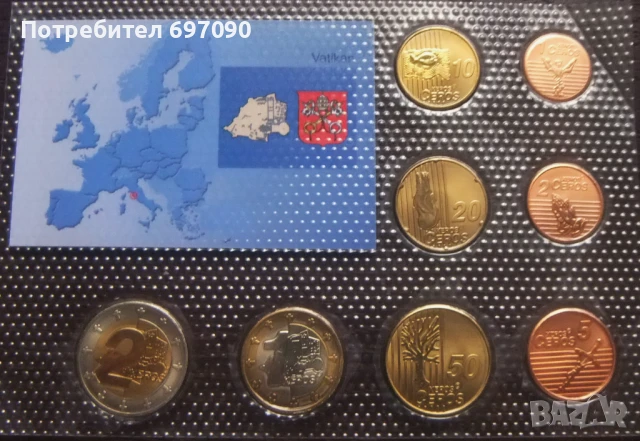 Ватикана - евро сет -2006, снимка 2 - Нумизматика и бонистика - 51278037