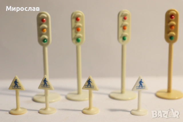 PREISER??? H0 1/87 АКСЕСОАРИ СВЕТОФАР ЗНАЦИ КАМИОН МОДЕЛ, снимка 5 - Колекции - 53201613