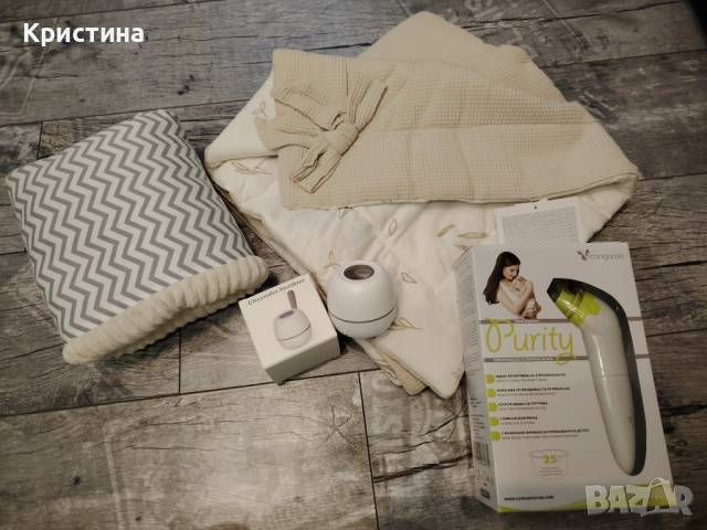 Аспиратор, Стерилизатор, Възглавница за кърмене и порт бебе