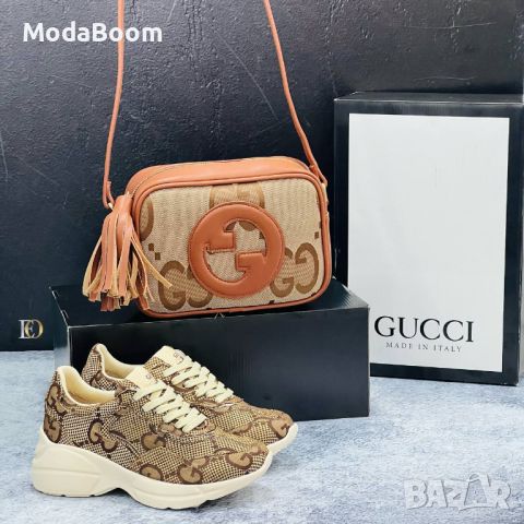 😍Gucci стилни дамски комплекти😍, снимка 4 - Маратонки - 46507024